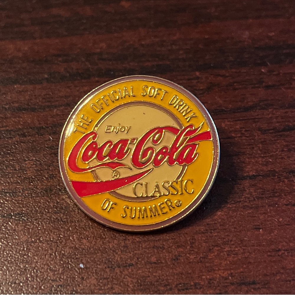 Coca-Cola The Official Soft Drink Of Summer Lapel Pin‎